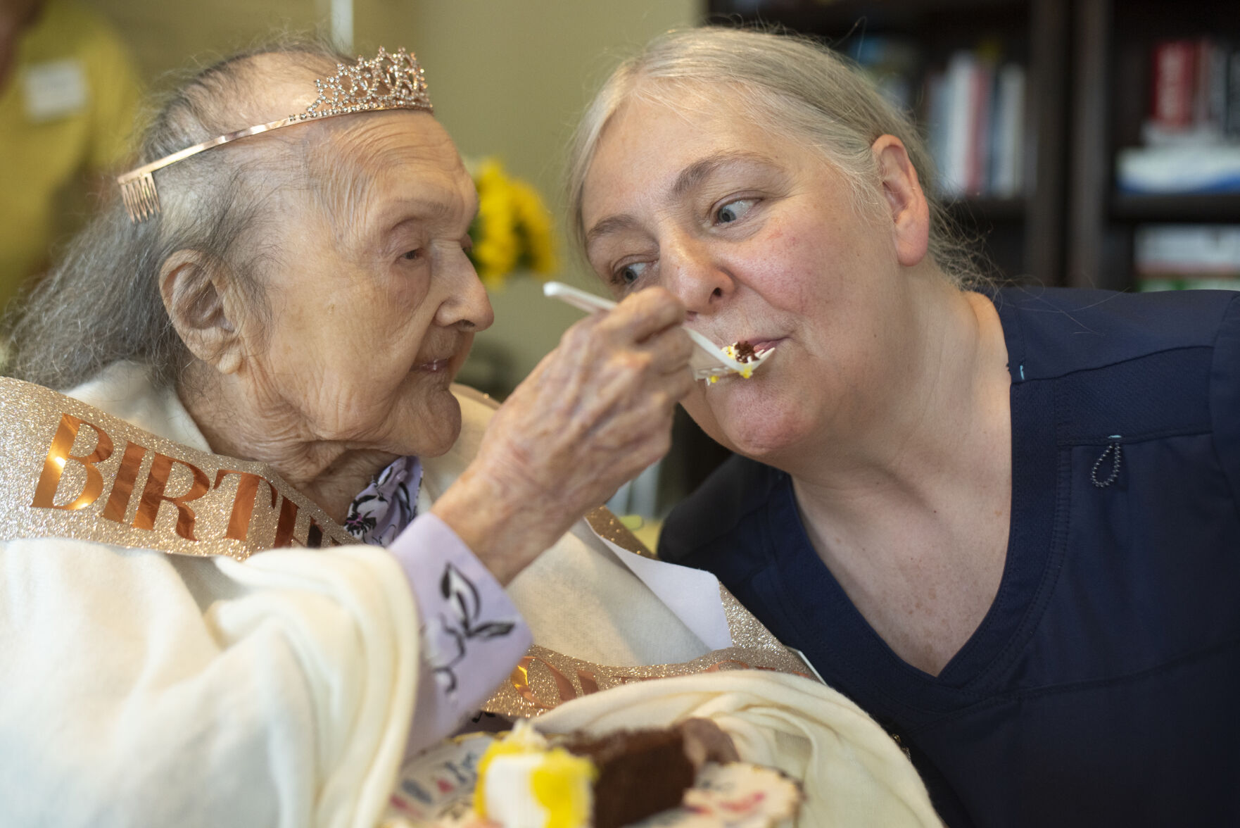 Helen Peavey and Linda Ellsworth